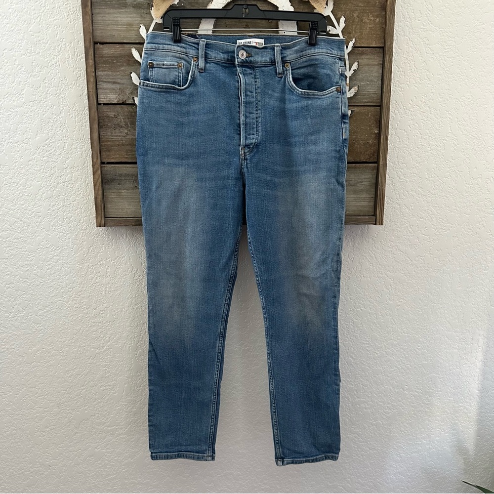 Re/Done Leviโs Blue Jeans skinny cutโ stretch denim size 32